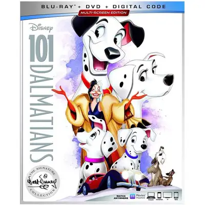 101 Dalmatians (Blu-ray, DVD, Digital Copy, NEW) Disney, View more