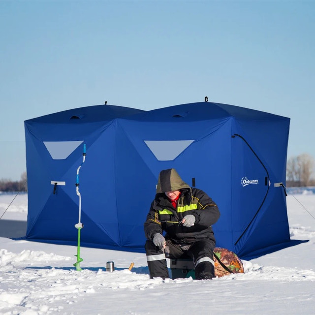 5-8 Person Pop-up Ice Fishing tent in Fishing, Camping & Outdoors in Markham / York Region - Image 2
