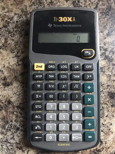 TI-30XA scientific calculator , View more