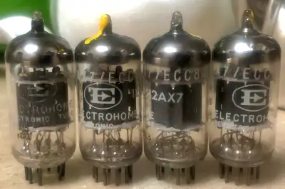 1965 ECC83-12AX7 PHILIPS AMPEREX ELECTROHOME TUBES (HOLLAND), View more