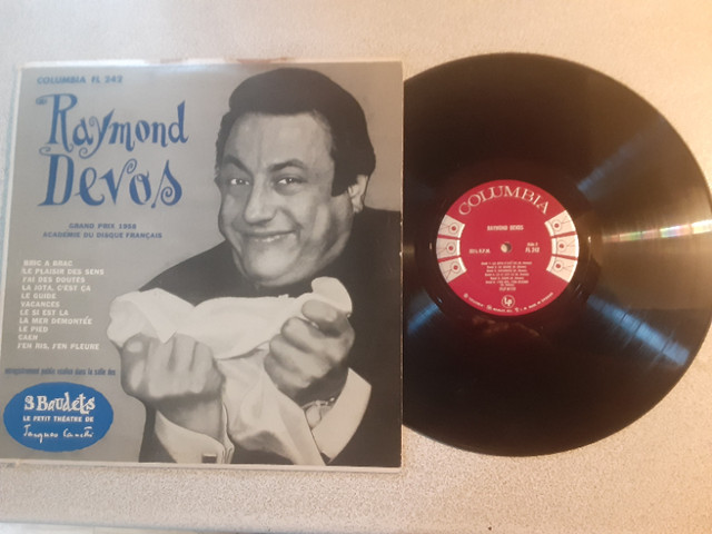 DISQUE VINYLE VINTAGE DU COMIQUE FRANCAIS RAYMOND DEVOS 1959 dans Art et objets de collection  à Laval/Rive Nord - Image 2