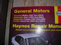 Haynes Repair Manuals for GM 97-03 Chev/Olds; Alero;Grand Am