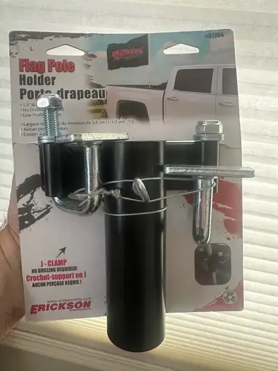 Erickson truck box flag pole holder (new), View more