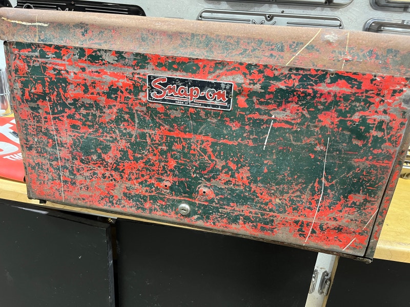 Old snap on tool box filled with snap on tools Hand Tools Thunder