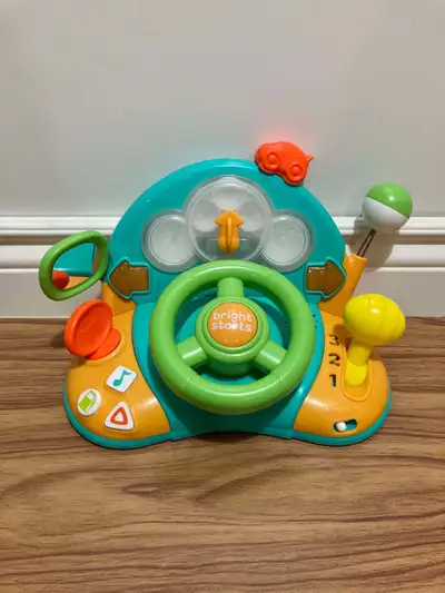 Bright Starts Lights & Colors baby Driver Toy Steering Wheel, View more