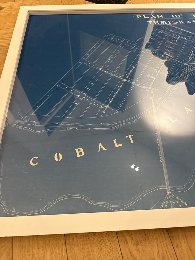 Poster Blue Print of Town of Cobalt in Arts & Collectibles in City of Toronto - Image 2