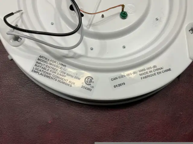 Artika 25W Starraker LED Flush Mount Light Fixture in Indoor Lighting & Fans in Kawartha Lakes - Image 7