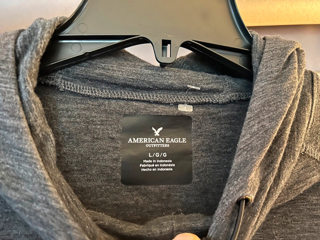 NEW American Eagle t-shirt weight hoodie men large in Men's in Brantford - Image 4
