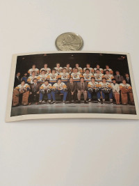 WHL Saskatoon Blades 1983-1984 team picture P.L.A.Y. card #1