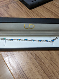 Opal seahorse bracelet