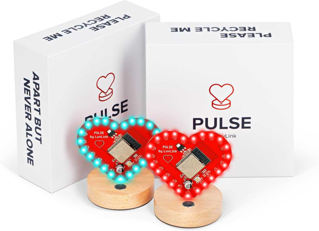 NEW LuvLink Pulse Heart-Shaped Friendship Lamp Long-Distance in General Electronics in Mississauga / Peel Region