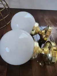 2 mid Century    light fixtures  for only $45