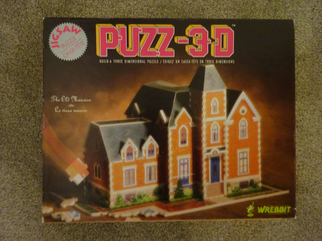 Wrebbit 3-D jigsaw puzzle Old Mansion in Toys & Games in London - Image 2