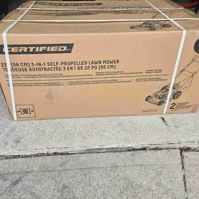 Certified 3 in 1 self propelled lawn mower, View more