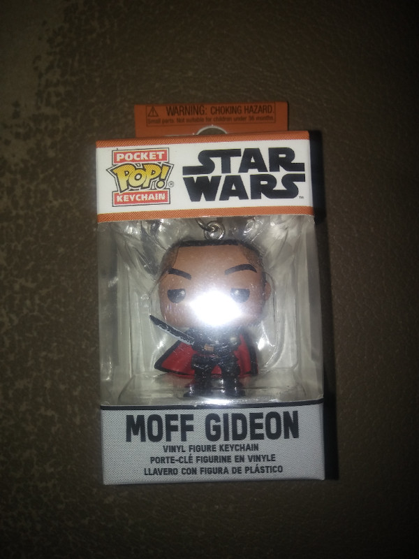 Moff Gideon Funko Pop Keychain in Toys & Games in Belleville