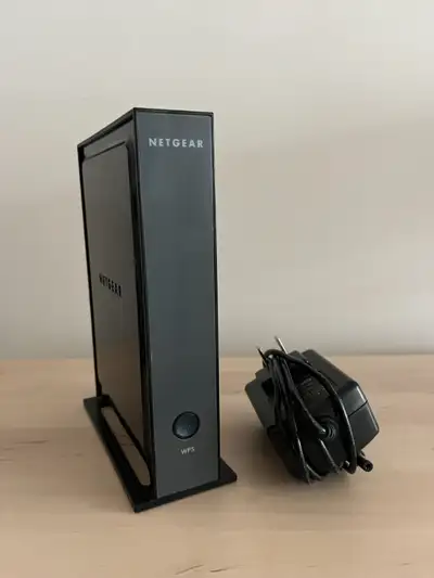 In VERY GOOD condition. Solid and reliable, never had any issue with it. Repeats 2.4Ghz Wifi signals...