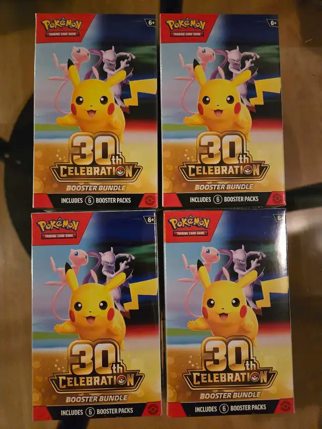 Pokemon 30th Celebration Booster Bundles 