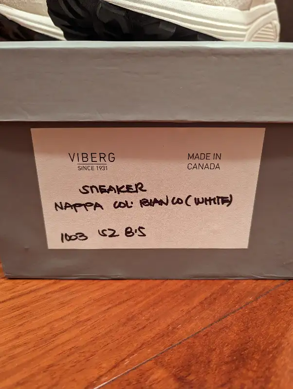 Viberg Sneaker (Nappa White Horsehide/Men's/8.5)62864362881922121