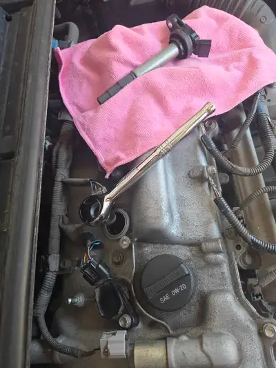 I change Spark Plugs 50$ If you are in Milton ON