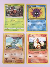 4 Pokemon Cards