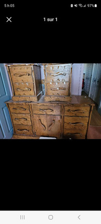 Bureau femme avec table de chevet