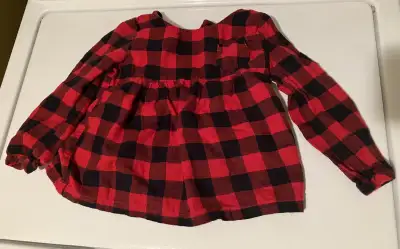 chemise à carreaux carter’s bébé filles ou tout-petites, View more