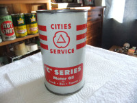 oil can imperial quart cities service C series motor oil tractor