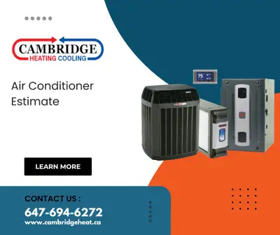 RELIABLE AIR CON’ ESTIMATE IN TORONTO – CAMBRIDGEHEAT, View more
