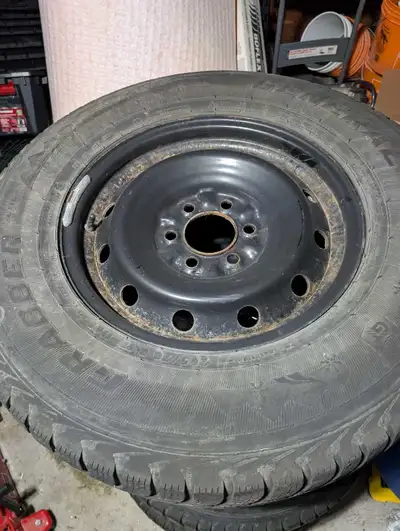 Winter tires from 2015 f150 (I don't know the bolt pattern) Ready to install 17 inch One season on t...
