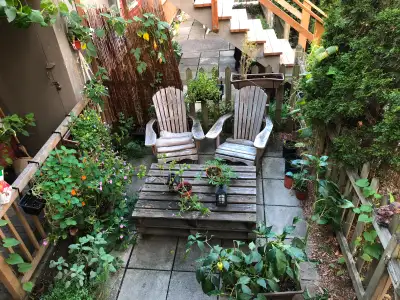 Charmant 4 ½ avec 2 ch. et jardin, canal Lachine St-Henri