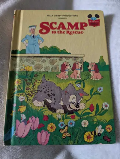 This pre-loved hardcover edition of Disney's 'Scamp to the Rescue' from the Wonderful World of Readi...