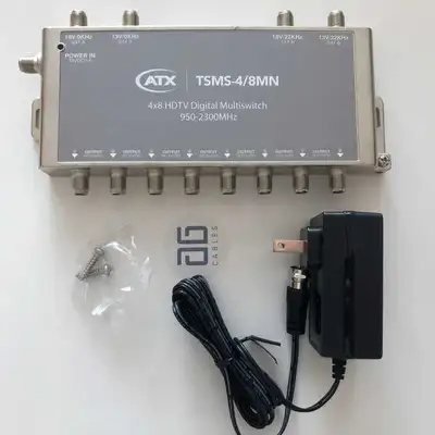$75 OBO This switch allows you to add 5-8 receivers to your existing Shaw Direct satellite dish. You...