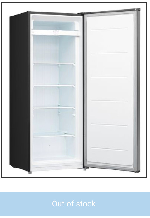 Arctic King 7 cu.ft. upright Freezer, Stainless Steel ”NEW IN A in Freezers in Hamilton - Image 3