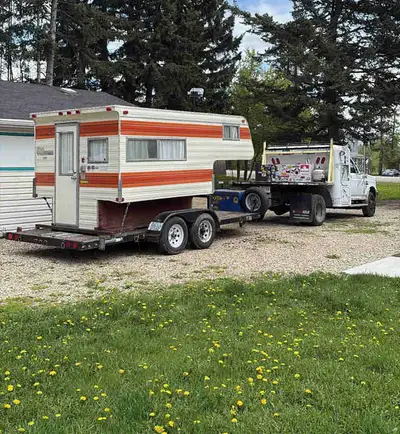 Here’s your chance to own a One-of-a-Kind Time Capsuled camper/Toy hauler. Equip with Perfect condit...