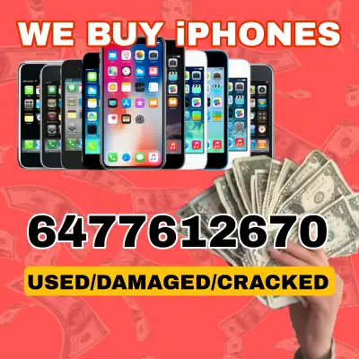 Paying TOP DOLLAR for ALL iPHONES & ANDROIDS PICKING UP BUYING ALL IPHONE 13/14 PRO MAXES FOR BEST P...