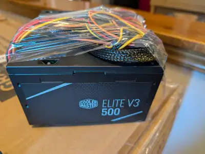 Cooler Master Elite V3 500w ATX power supply , View more