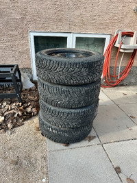 Winter tires on rims 225 55 R55