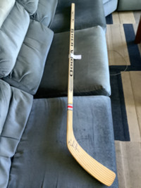 Sherwood Stick auto’d by four players from the  TC training camp