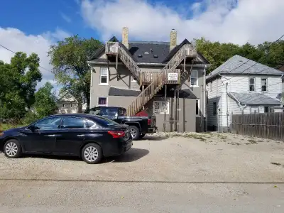 Parking downtown close to the University of Winnipeg. Security cameras and lighting for safety. Outl...