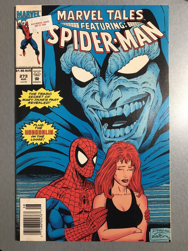 Comic Book Marvel Comics Marvel Tales Featuring Spider-Man #273 in Comics & Graphic Novels in Longueuil / South Shore