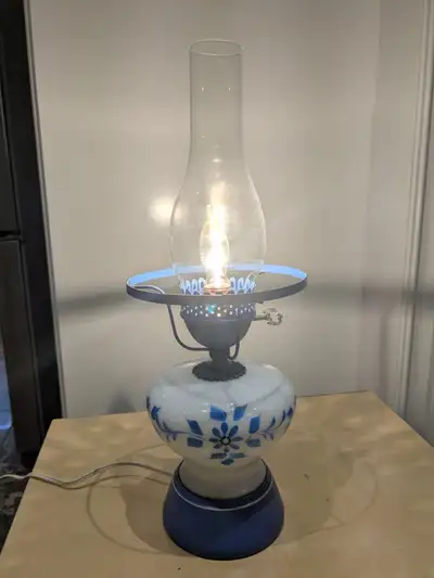 Vintage Electric Hurricane Lamp – Works Great!, View more