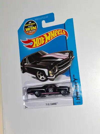 - 1971 Chevrolet El Camino - 2015 Hot Wheels Performance - Ed Pink's Garage - 1/64 scale diecast car...