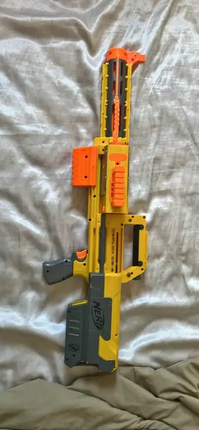 Lot de fusils NERF + balles + panier cible, View more