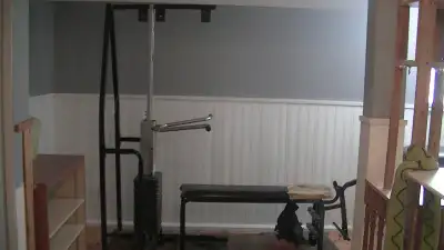 Two exercise weight machines, cheap, View more