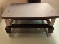 PRICE DROP - Computer/Monitor stands (2) - 4” / 4.25” lift