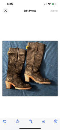 Rare PS Kaufman Handmade Boots - Size 8.5