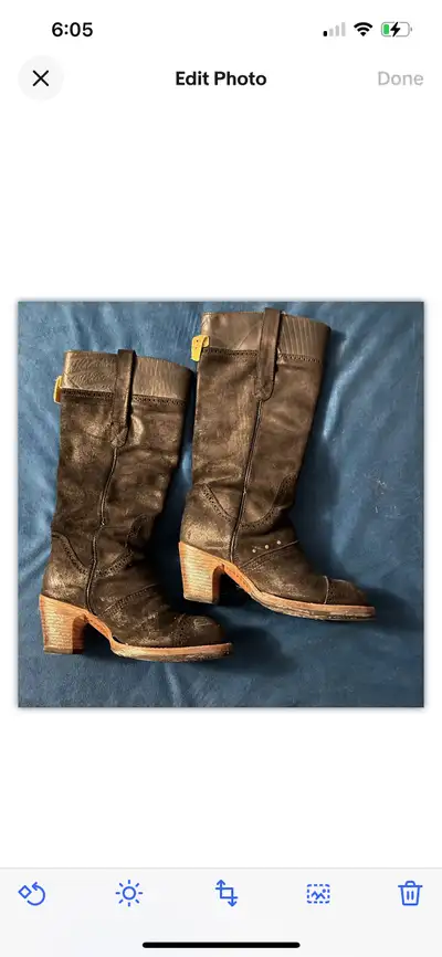 Rare PS Kaufman Handmade Boots - Size 8.5, View more