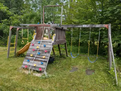 FREE Backyard Playground Swing Set, View more