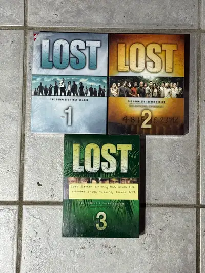LOST DVD Box Sets Seasons 1-3, View more