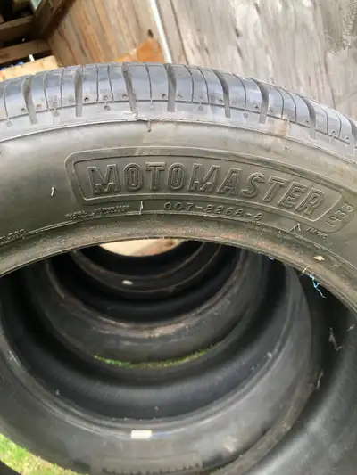 Motor Master tires 225 /50/ R17 mud and snow set of 4 lots of tread great deal.